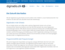 Tablet Screenshot of digiradio.ch